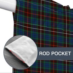ScotsTee Shop Scottish Fraser Hunting Ancient Tartan Tie Up Valance Curtain