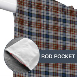 ScotsTee Shop Scottish Gayre Arisaidh Tartan Tie Up Valance Curtain