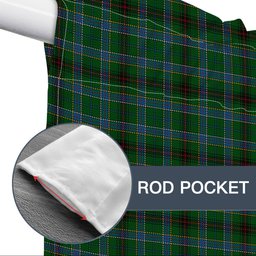 ScotsTee Shop Scottish Duncan of Sketraw Tartan Tie Up Valance Curtain