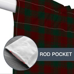 ScotsTee Shop Scottish Donachie of Brockloch Tartan Tie Up Valance Curtain