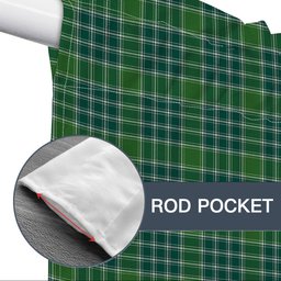 ScotsTee Shop Scottish Donald Lord of the Isles Hunting Ancient Tartan Tie Up Valance Curtain