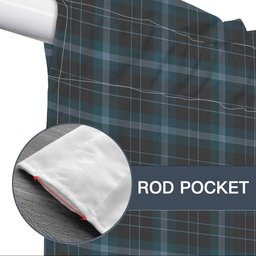 ScotsTee Shop Scottish Essence of Harris Tartan Tie Up Valance Curtain