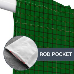 ScotsTee Shop Scottish Don (Tribe-of-Mar) Tartan Tie Up Valance Curtain
