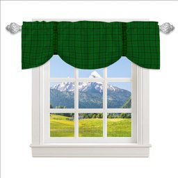 ScotsTee Shop Scottish Don (Tribe-of-Mar) Tartan Tie Up Valance Curtain