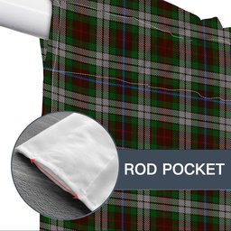 ScotsTee Shop Scottish Fraser Hunting Dress Tartan Tie Up Valance Curtain