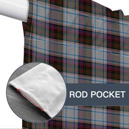 ScotsTee Shop Scottish Donald Dress Ancient Tartan Tie Up Valance Curtain