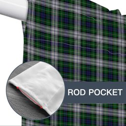 ScotsTee Shop Scottish Forbes Dress Tartan Tie Up Valance Curtain