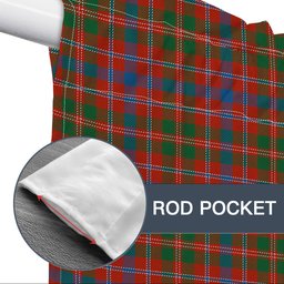 ScotsTee Shop Scottish Donald of Glenaladale Ancient Tartan Tie Up Valance Curtain