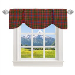 ScotsTee Shop Scottish Donald of Glenaladale Ancient Tartan Tie Up Valance Curtain