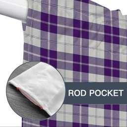 ScotsTee Shop Scottish Dunlop Dress Modern Tartan Tie Up Valance Curtain