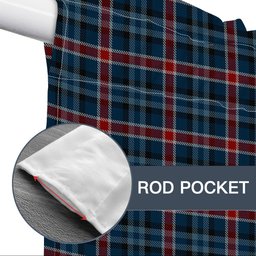ScotsTee Shop Scottish Gandy of Myrton Tartan Tie Up Valance Curtain
