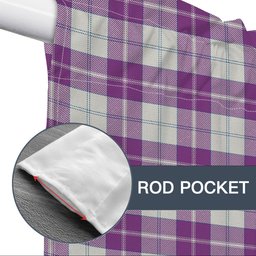 ScotsTee Shop Scottish Dunlop Dress Ancient Tartan Tie Up Valance Curtain