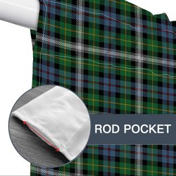 ScotsTee Shop Scottish Farquharson Dress Ancient Tartan Tie Up Valance Curtain