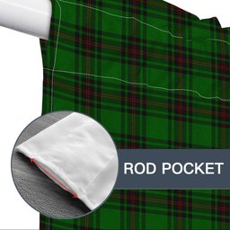 ScotsTee Shop Scottish Fife District Tartan Tie Up Valance Curtain