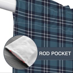 ScotsTee Shop Scottish Earl of St Andrews Tartan Tie Up Valance Curtain