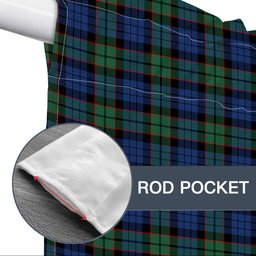 ScotsTee Shop Scottish Fletcher Ancient Tartan Tie Up Valance Curtain