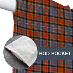 ScotsTee Shop Scottish Dalrymple of Castleton Ancient Tartan Tie Up Valance Curtain