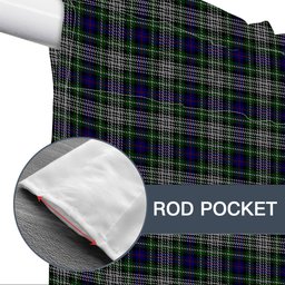 ScotsTee Shop Scottish Davidson of Tulloch Dress Tartan Tie Up Valance Curtain