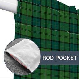 ScotsTee Shop Scottish Dunbar Hunting Modern Tartan Tie Up Valance Curtain