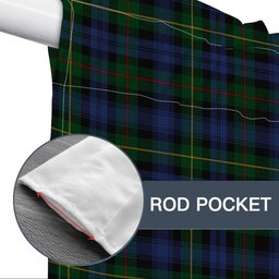 ScotsTee Shop Scottish Farquharson Vestiarium Scoticum Tartan Tie Up Valance Curtain