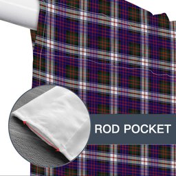 ScotsTee Shop Scottish Donald Dress Modern Tartan Tie Up Valance Curtain