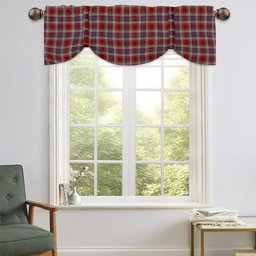 ScotsTee Shop Scottish Drummond of Perth Dress 2 Tartan Tie Up Valance Curtain
