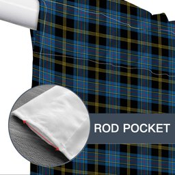 ScotsTee Shop Scottish Ewbank Modern Clan Tartan Tie Up Valance Curtain
