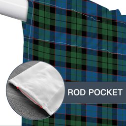 ScotsTee Shop Scottish Fergusson of Balquhidder Ancient Tartan Tie Up Valance Curtain