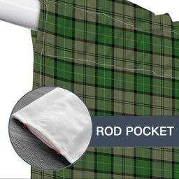 ScotsTee Shop Scottish Dunbar Hunting Ancient Tartan Tie Up Valance Curtain