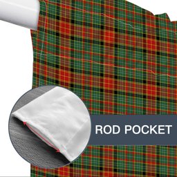 ScotsTee Shop Scottish Dalrymple of Castleton #2 Modern Tartan Tie Up Valance Curtain