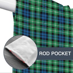 ScotsTee Shop Scottish Graham of Montrose Ancient Tartan Tie Up Valance Curtain