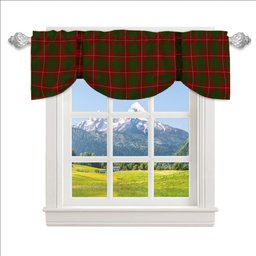 ScotsTee Shop Scottish MacGregor of Balquidder Tartan Tie Up Valance Curtain