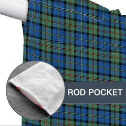 ScotsTee Shop Scottish McLeod of Harris Ancient Tartan Tie Up Valance Curtain