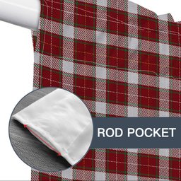 ScotsTee Shop Scottish McPhee Dress Ancient Tartan Tie Up Valance Curtain