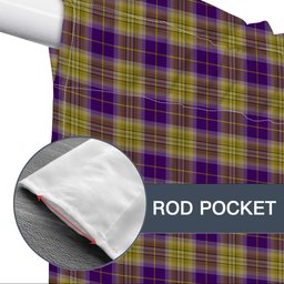 ScotsTee Shop Scottish Sheena Christie Commemorative Tartan Tie Up Valance Curtain