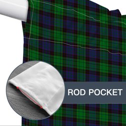 ScotsTee Shop Scottish Stewart Old Modern Tartan Tie Up Valance Curtain
