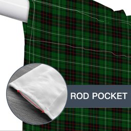 ScotsTee Shop Scottish McAulay of Lewis Tartan Tie Up Valance Curtain