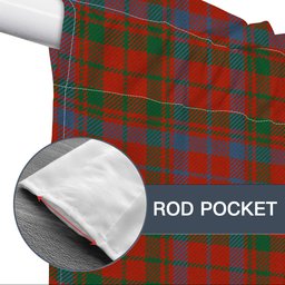 ScotsTee Shop Scottish Lumsden of Kintore Ancient Tartan Tie Up Valance Curtain