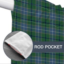 ScotsTee Shop Scottish Wishart Hunting Ancient Tartan Tie Up Valance Curtain