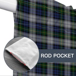 ScotsTee Shop Scottish Gordon Dress Original Tartan Tie Up Valance Curtain