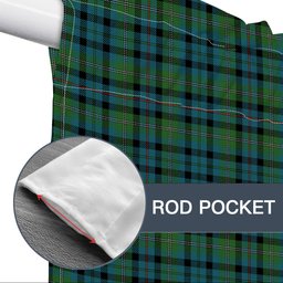 ScotsTee Shop Scottish Stephenson Hunting Ancient Tartan Tie Up Valance Curtain