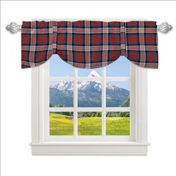 ScotsTee Shop Scottish McDonald Dress Irish Ancient Tartan Tie Up Valance Curtain