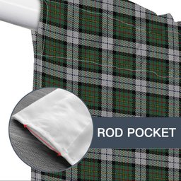 ScotsTee Shop Scottish MacLaren Dress Tartan Tie Up Valance Curtain