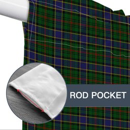 ScotsTee Shop Scottish Ochterlonie 1 Tartan Tie Up Valance Curtain