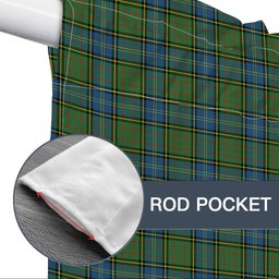 ScotsTee Shop Scottish MacMillan Hunting Ancient Tartan Tie Up Valance Curtain