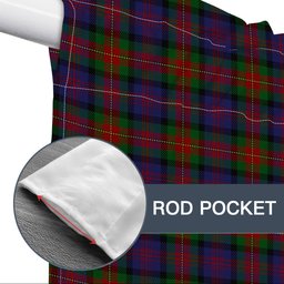 ScotsTee Shop Scottish MacLagan of Glenquiech Tartan Tie Up Valance Curtain