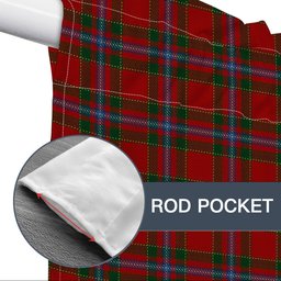 ScotsTee Shop Scottish Stewart of Fingask 1 Tartan Tie Up Valance Curtain