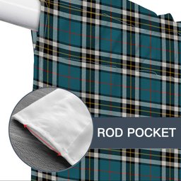 ScotsTee Shop Scottish Thompson Dress Blue Ancient Tartan Tie Up Valance Curtain