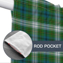 ScotsTee Shop Scottish Johnstone Dress Ancient Tartan Tie Up Valance Curtain
