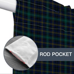 ScotsTee Shop Scottish Hope Vere Modern Clan Tartan Tie Up Valance Curtain